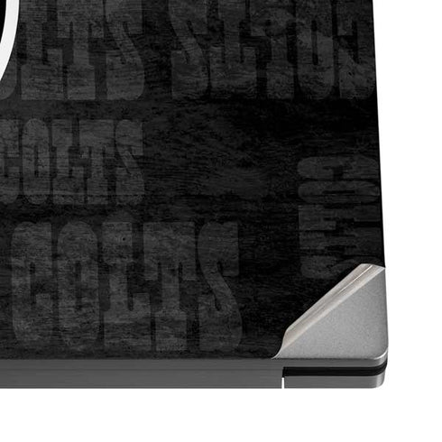 NFL Indianapolis Colts Black & White Dell XPS Skin